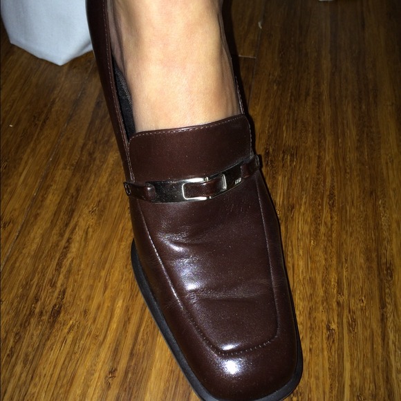Nine West Navon - Velvet Brown Leather Shoes.