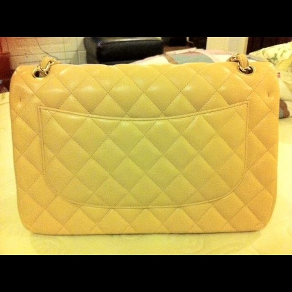 Chanel lamskin jumbo begie - Picture 2 of 4