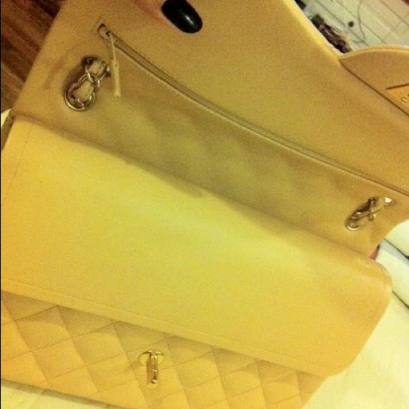 Chanel lamskin jumbo begie - Picture 3 of 4