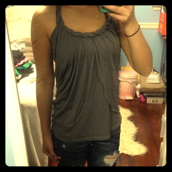 Xhiliration Gray Tank