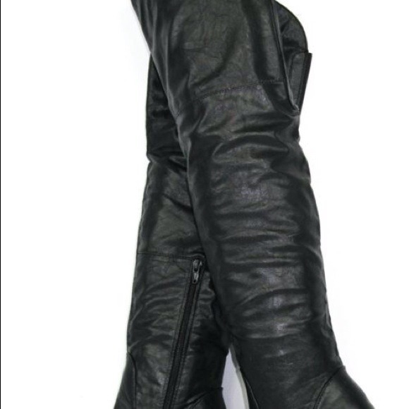 Over the knee thigh high boots