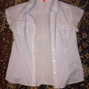 Button down stripped shirt from H & M - size 8