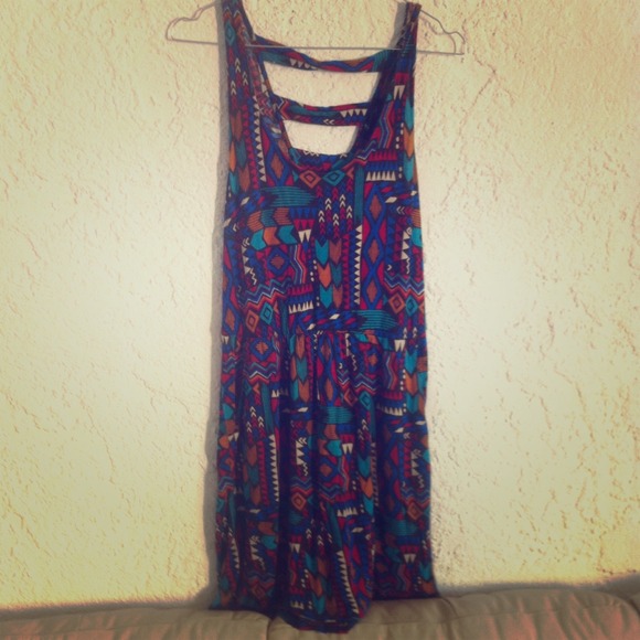 SOLD in bundle. print sundress.