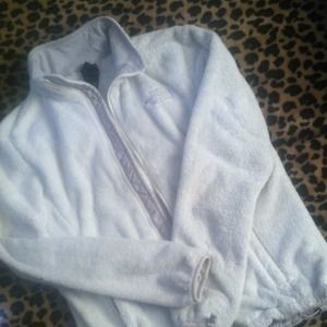 white northface jacket.