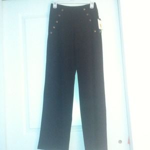Black high waisted dress pants