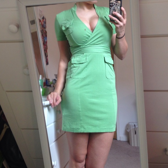 Green dress