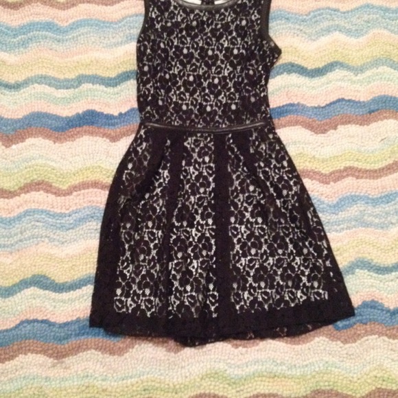 Black lace dress