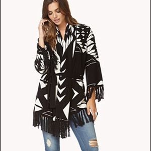 Forever 21 Sweaters - RESERVED NWOT Fringe Southwest Boho Sweater Forever 21 Sweaters - RESERVED NWOT Fringe Southwest Boho Sweater