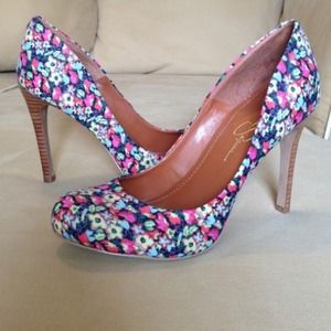 Floral heels