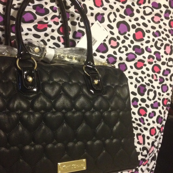 Betsey Johnson Be Mine Satchel - Picture 4 of 5