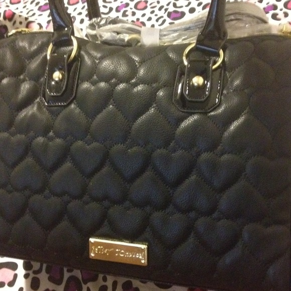 Betsey Johnson Be Mine Satchel - Picture 5 of 5