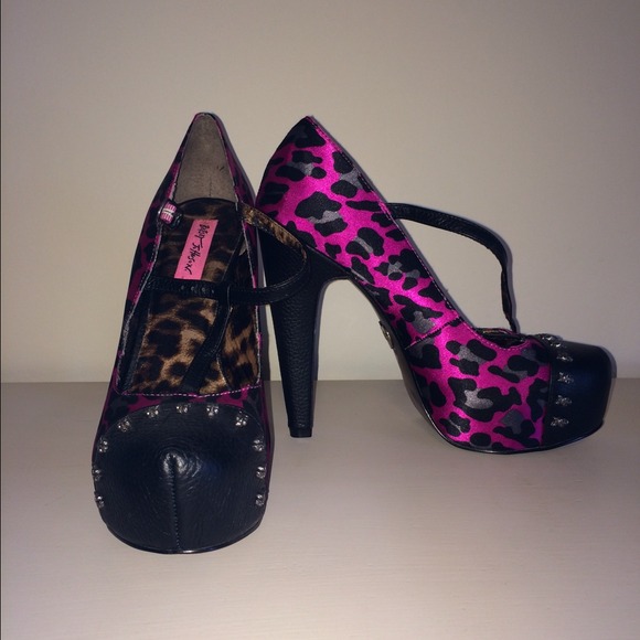 Betsey Johnson Morticia Platform Heels