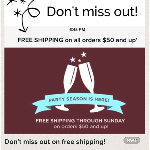Free shipping through Sunday ... Shop now