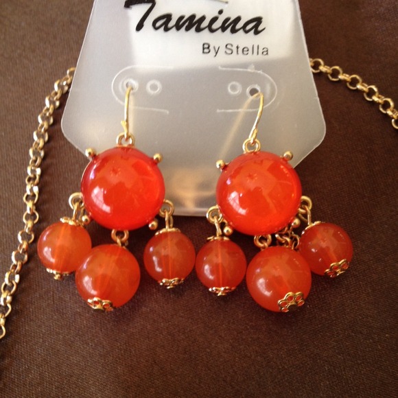 Bubble necklace w earrings - Picture 2 of 2