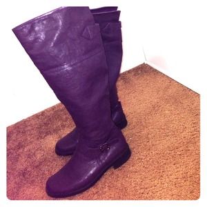 Deep Purple riding boots by Forever