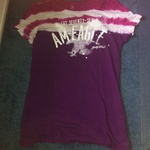 Deep Purple and Magenta American Eagle Tshirt