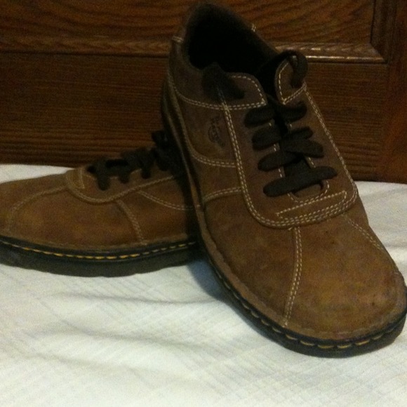 Dr Marten suede shoe