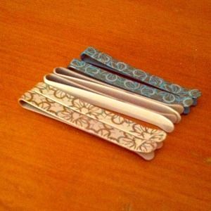 Double sided hair bobby pins