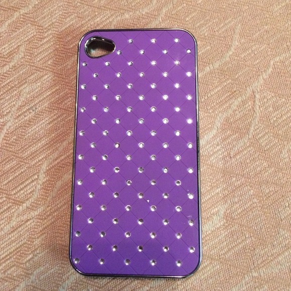 Purple Metallic iPhone 4/4S case