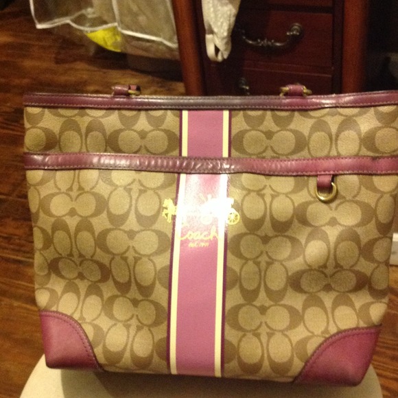 HOLD FOR BCOON......Purple Coach Purse