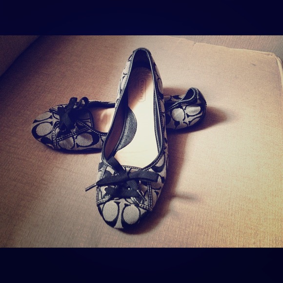 Coach flats. Jayne size 8.5