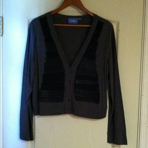 SOLD!!!! Gray & Black Cardigan
