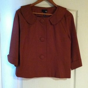 SOLD!!!! Rust 3/4 Sleeve Jacket