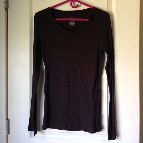 🔴Brown long sleeve tshirt