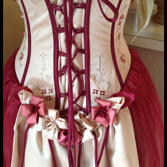 One of a kind Quinceañera gown / prom dress - Picture 3 of 4