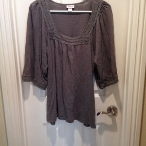 Grey bohemian shirt