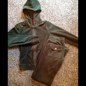 2pc Velour Sweat Suit