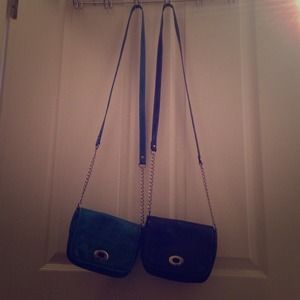 Two cross body purses