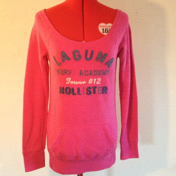 pink long sleeve top
