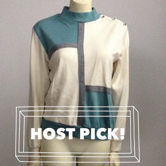 🚫BUNDLED🚫 Vintage colorblock sweatshirt