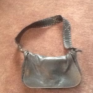 Black leather Sundance handbag