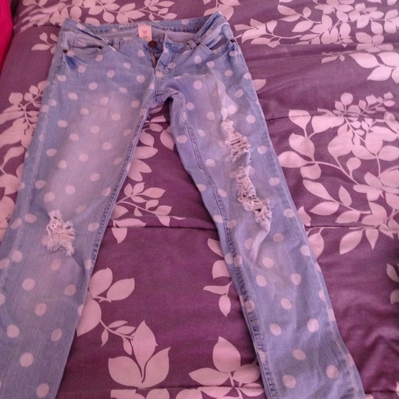 Polkadot jeans!!!