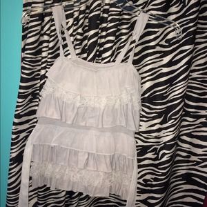 A&F adjustable strap layered top