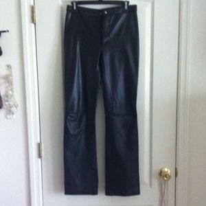Genuine Black leather pants