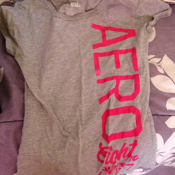 Grey and pink aero shirt