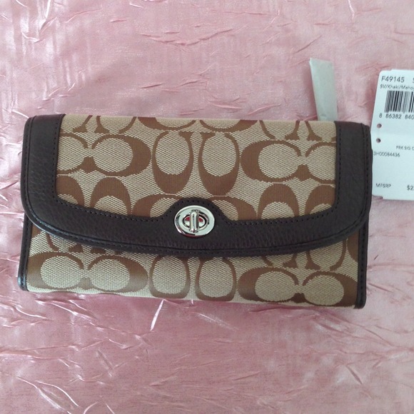 Authentic coach wallet