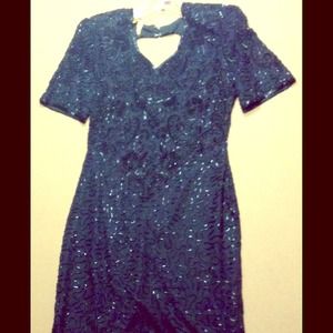 Black cocktail dress