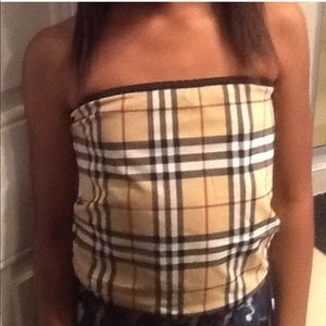 ✨Burberry Tube Top✨