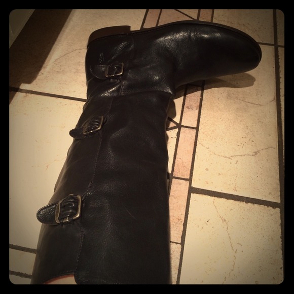 🚫SOLD! Black Riding Boots by Frye