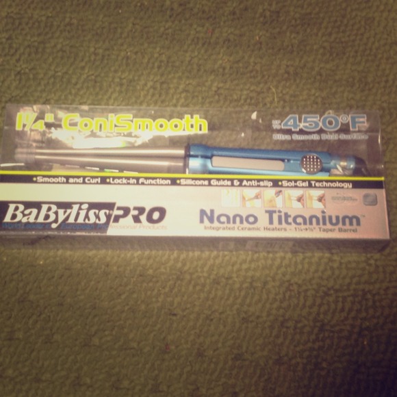 Babyliss nano titanium conismooth iron