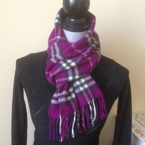Burberry cashmere scarf!