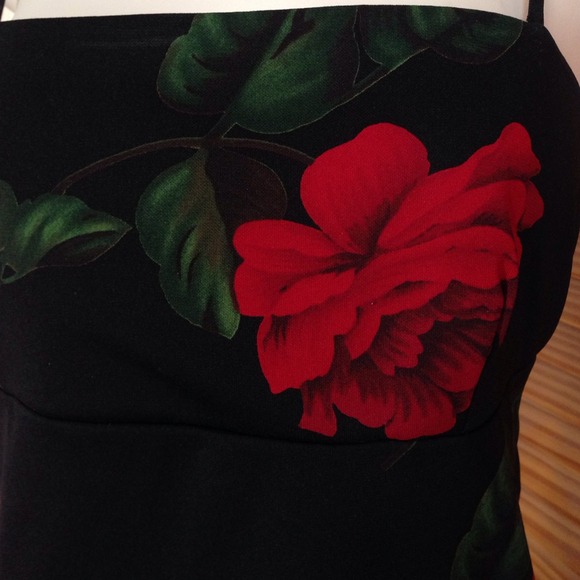 rose print dress - Picture 2 of 2