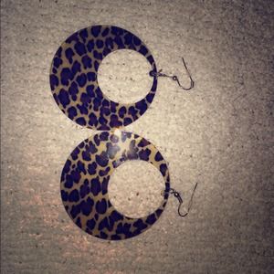 Cheetah earrings