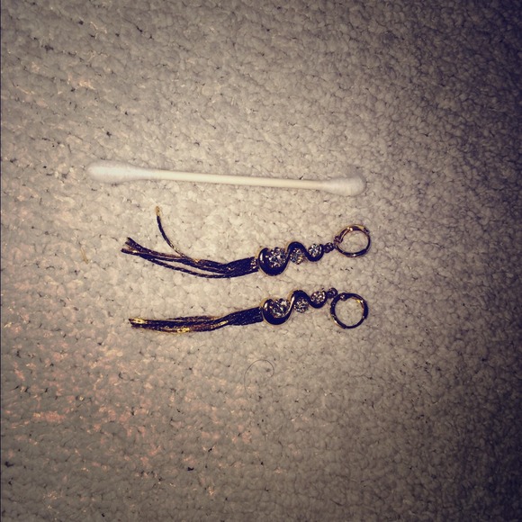 Gold plated earrings