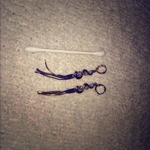 Gold plated earrings