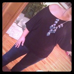 ⛔️sold⛔️ Black slouchy top